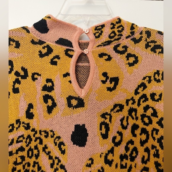 Anthropologie Farm Rio Palms Sweater Mini Dress - Picture 8 of 12